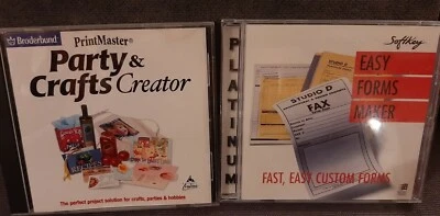 PrintMaster Party and Crafts Creator 850+ Craft Projects & Easy Forms Maker, Win - Image 1 of 3