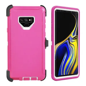 For Samsung Galaxy Note 9 Shockproof Hard Case Cover Clip Fits Otterbox Defender - Picture 1 of 27