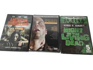 Scary Horror Movie Collection (3 Sealed DVD's) Zombies, Living Dead and MORE! - Picture 1 of 7