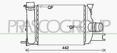 Fits Renault Clio Intercooler 2012 2013 2014 2015 2016 - Image 1 of 3