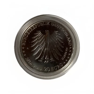 20 Euro Sammlermünze•Deutschland*A*2016•Rotkäppchen•Silber 925/1000•VZ•PP•18 Gr. - Bild 1 von 3