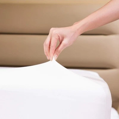 COSMOPLUS Twin Fitted Sheet White Easy Care Only（No Flat Sheet or Pillow) - Image 1 of 4