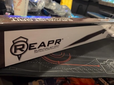 Espada Reapr Tac Meridius 18" Doble Borde 420 Hoja de Acero Negro Mango de Nylon Foto 1 de 4