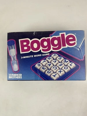 Boggle 3 Minute Word Game 1992 Parker Brothers Complete - Image 1 of 4