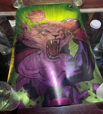 INVINCIBLE #115 20th Anniversary 11 x 17 FOIL Poster Battle Beast /100 #d Ottley - Image 1 of 2