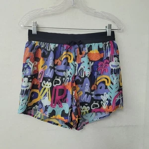 Janji AFO Short Mens Small Abstract Print Lightweight Run Everywhere Polyester - Picture 1 of 14