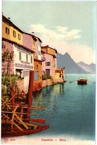 CPA Carte Postale Suisse Lago di Lugano Gandria Riva VM99550ok - Imagen 1 de 2
