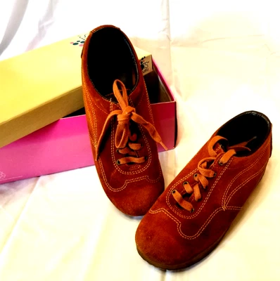 Calça Oxford de Trabalho Casual Soft Spots Bonnie Tamanho 8 1/2 M Marrom Claro Sapato 2136 - Imagem 1 de 4