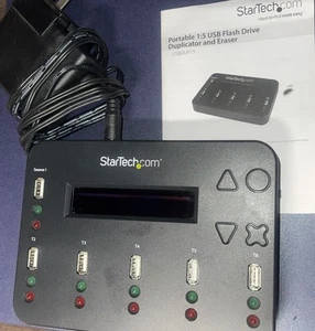USB Flash Drive Duplicator and Eraser StarTech Standalone 1:5 USBDUP15 FAST EASY - Photo 1/9