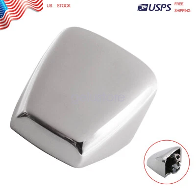 Cubierta de tapa de extremo de manija de puerta exterior delantera/trasera apta para Hummer H3 cromo 06-10 Foto 1 de 4