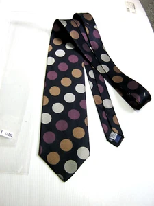 PETER ARNETT London vintage 90 NUOVA NEW PURA SETA PURE SILK MADE IN ITALY - Imagen 1 de 3