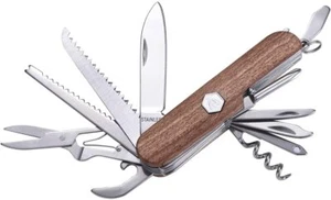 Coltello multifunzione manico in legno inox,18/10 11 FUNZIONI - Imagen 1 de 3