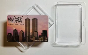 World Trade Center Playing Card Deck Sealed Mint in Case WTC Pre - 9/11 2001 CMI - Picture 1 of 4