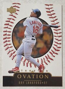 1999 Upper Deck Ovation Ray Lankford Standing Ovation Gold 010/500 EX/NM