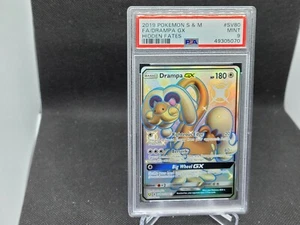 Pokemon Sun & Moon 2019 Full Art Drampa GX PSA 9 como nuevo #SV80 destinos ocultos - Imagen 1 de 2