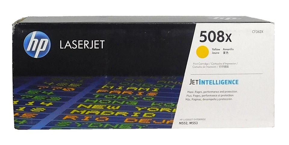 HP 508X Yellow High-yield Toner Cartridge CF362X - Image 1 of 1