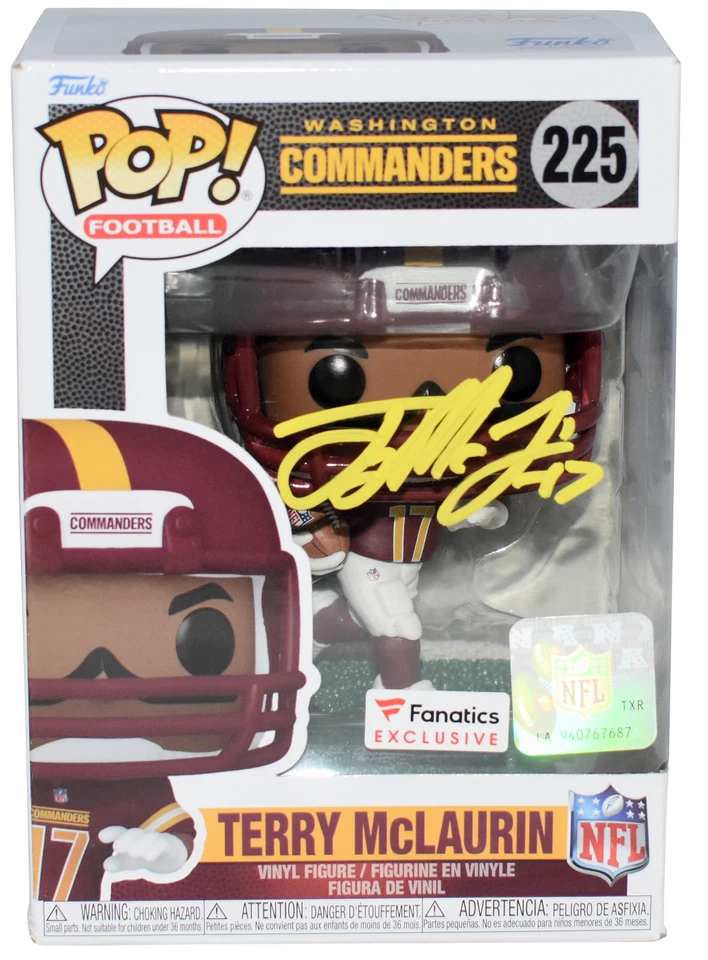 特里·麦克劳林签名华盛顿指挥官 #225 FUNKO 流行人物贝克特 — 第 1/1 张图片