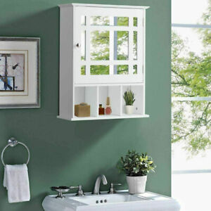 FCH Bathroom Wall Cabinet Over The Toilet Space Saver Storage Medicine Cabinet