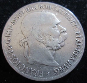 MDS AUSTRIA AUSTRIA HABSBURGO 5 CORONA 1900 "FRANZ JOSEPH I.", PLATA #Y - Imagen 1 de 2