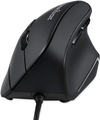 Perixx PERIMICE-515 II, Ergonomische Maus, USB-Kabel, schwarz - Bild 1 von 4