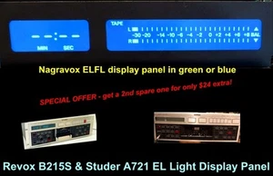Special illuminator panel for Revox B215S / Studer A721 cassette tape recorders - Picture 1 of 13