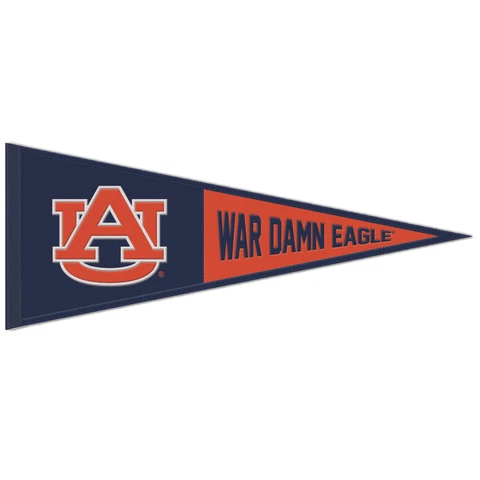 WinCraft Auburn Tigers 13" x 32" Slogan Pennant Cover