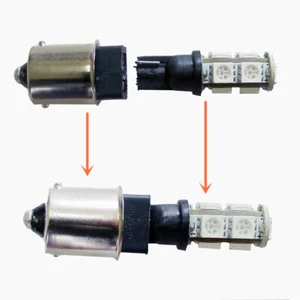 1Pcs T10 168 194 to 1156 Ba15s Bulb Socket Base Converter Adaptor Transformer - Picture 1 of 4