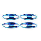 Blue Titanium Outside Door Bowl Cup Cover Trim 4PCS For Hyundai Sonata 2020-2023
