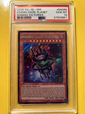YuGiOh KOZMO DARK PLANET #SHIV-EN085🔥PSA 10 GEM🔥UNLIMITED ED-2016 SECRET RARE - Image 1 of 4