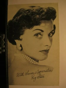 Kay Starr  Exhibit Arcade Card Pin Up Style Girl 1940's/50's New Old Stock - Picture 1 of 2
