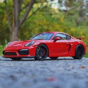 1/18 Schuco Porsche CAYMAN GT4 / Targa GTS Diecast Model Toys Cars Gifts Red - Picture 1 of 25