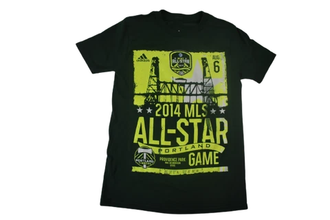 adidas Youth Boys MLS 2014 MLS All-Star Game Portland Green Shirt New S (8) Cover