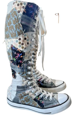 Zapatos Converse Chuck Taylor Patchwork Extra Hi 110507 para mujer talla 7 elefantes Foto 1 de 4