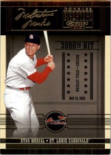 2005 Donruss Signature Milestone Marks #6 Stan Musial