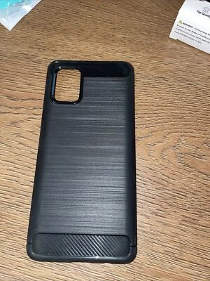 Funda TPU Negra Antigolpes Samsung Galaxy A51 5g y 2 Cristal C384 Foto 1 de 2