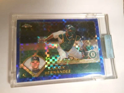 2003 Topps Chrome Xfractor #158 Ramón Hernández 30/50 atletismo sin circular Foto 1 de 4