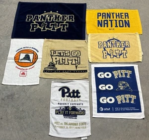 University Of Pittsburgh Pitt Panthers SGA Rally Towels - Lot of 7 - Picture 1 of 1