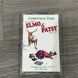 NEW SEALED Vintage Cassette Christmas Time Feat ELMO & PATSY Grandma Got Run Ove - Picture 1 of 2