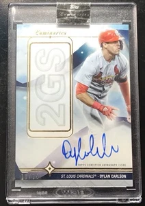 🔥DYLAN CARLSON 2023 TOPPS LUMINARIES SSP ON CARD AUTO SEALED 10/15 CARDINALS - Picture 1 of 2