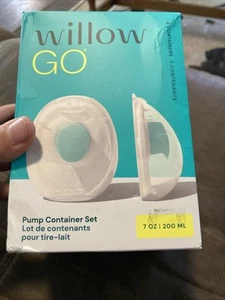 Willow Go Pump wiederverwendbare Muttermilchbehälter, 2 Stück, fasst 7 Unzen Pro Behälter - Bild 1 von 4