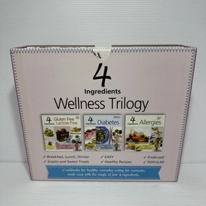 4 Ingredients Wellness Trilogy Box Set Allergies Diabetes Gluten Lactose Free - Picture 1 of 8