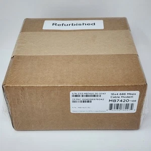 Motorola 16x4 Cable Modem 686 Mbps MB7420-10R MB7420-30 - Picture 1 of 6