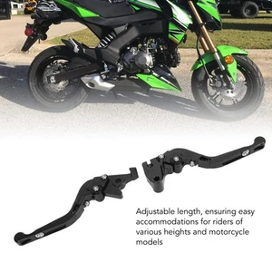 ˜Motorcycle Folding Clutch Levers CNC 6061 Aluminium Alloy Adjustable Handlebar - Picture 1 of 22