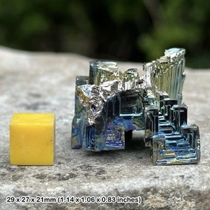 Hergestellter Wismut spirituelles Heilen Kristall Mineral RSE856 ✔100 % echt✔UK-Verkäufer - Bild 1 von 1
