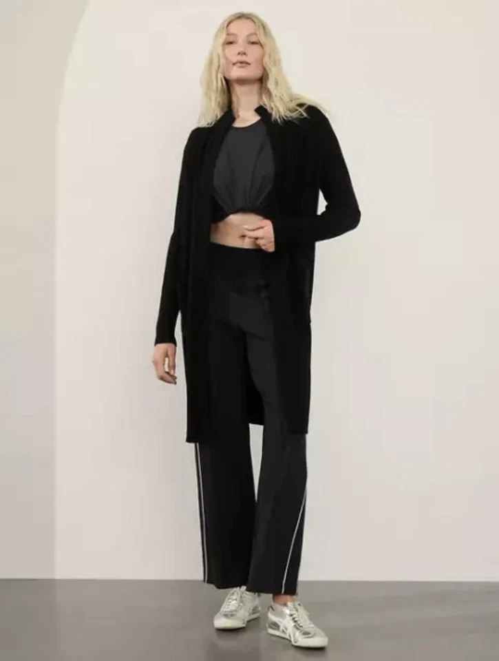 ATHLETA Spirit Refined Wool Cashmere Wrap Rustic Beig Sweater SZE XS #882542