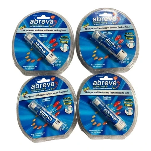 Tratamiento ampolla fiebre herpes labial Abreva total 4 bombas nuevo EXP 03/2026+ Foto 1 de 1