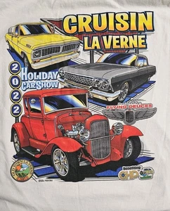 Camiseta Gildan Blanca 3X Crusin La Verne América Coche Clásico 100% Ultra Algodón  - Imagen 1 de 9