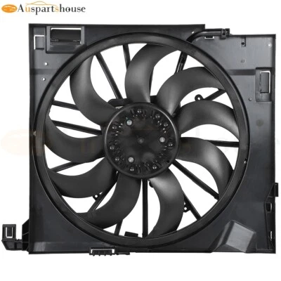 Radiator Fan Assembly For 2010-2015 JAGUAR XF 10-19 JAGUAR XJ XJR575 XJR XFR XF - Image 1 of 4