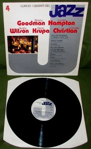 BENNY GOODMAN LIONEL HAMPTON I Giganti Del Jazz Vol 4 ORIG 1st ITALY 1980 CURCIO - Picture 1 of 8