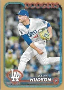 2024 Topps Update Series DANIEL HUDSON GOLD Parallel #to/2024 -LA DODGERS- #US24 - Picture 1 of 1